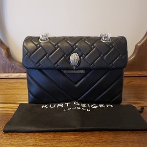 Kurt Geiger Kensington Quilted Leather - Black